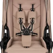 Carucior 2 in 1, Lionelo, Carmine, Parte sport si Landou anti-reflux, Salteluta ventilata, Reglare spatar, Suport de picioare, Maner reglabil, Sustine 22 kg, Cu accesorii, 0 luni+, Bej BYNLO-CARMINE_2IN1_BEIGE_SAND