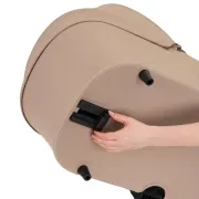 Carucior 2 in 1, Lionelo, Carmine, Parte sport si Landou anti-reflux, Salteluta ventilata, Reglare spatar, Suport de picioare, Maner reglabil, Sustine 22 kg, Cu accesorii, 0 luni+, Bej BYNLO-CARMINE_2IN1_BEIGE_SAND
