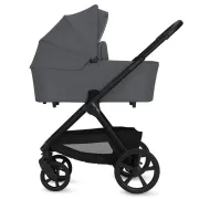 Carucior 2 in 1, Lionelo, Carmine, Parte sport si Landou anti-reflux, Salteluta ventilata, Reglare spatar, Suport de picioare, Maner reglabil, Sustine 22 kg, Cu accesorii, 0 luni+, Gri BYNLO-CARMINE_2IN1_GREY_STONE