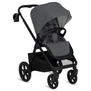 Carucior 2 in 1, Lionelo, Carmine, Parte sport si Landou anti-reflux, Salteluta ventilata, Reglare spatar, Suport de picioare, Maner reglabil, Sustine 22 kg, Cu accesorii, 0 luni+, Gri BYNLO-CARMINE_2IN1_GREY_STONE