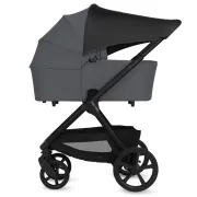 Carucior 2 in 1, Lionelo, Carmine, Parte sport si Landou anti-reflux, Salteluta ventilata, Reglare spatar, Suport de picioare, Maner reglabil, Sustine 22 kg, Cu accesorii, 0 luni+, Gri BYNLO-CARMINE_2IN1_GREY_STONE