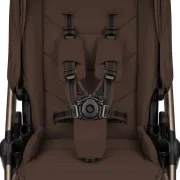 Carucior 2 in 1, Lionelo, Carmine, Parte sport si Landou anti-reflux, Salteluta ventilata, Reglare spatar, Suport de picioare, Maner reglabil, Sustine 22 kg, Cu accesorii, 0 luni+, Maro BYNLO-CARMINE_2IN1_BROWN_CHOCOLATE