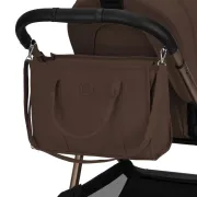 Carucior 2 in 1, Lionelo, Carmine, Parte sport si Landou anti-reflux, Salteluta ventilata, Reglare spatar, Suport de picioare, Maner reglabil, Sustine 22 kg, Cu accesorii, 0 luni+, Maro BYNLO-CARMINE_2IN1_BROWN_CHOCOLATE