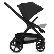Carucior 2 in 1, Lionelo, Carmine, Parte sport si Landou anti-reflux, Salteluta ventilata, Reglare spatar, Suport de picioare, Maner reglabil, Sustine 22 kg, Cu accesorii, 0 luni+, Negru BYNLO-CARMINE_2IN1_BLACK_ONYX