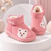 Cizme roz teddy, superbaby, fete, piele ecologica ad26
