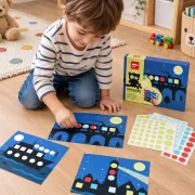 Joc cu autocolante fosforescente Apli Kids Trenulet, set 8 planșe și 8 coli, pentru copii 3+ ani SOLAPL20679