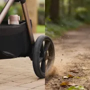 Carucior 2 in 1, Lionelo, Carmine, Parte sport si Landou anti-reflux, Salteluta ventilata, Reglare spatar, Suport de picioare, Maner reglabil, Sustine 22 kg, Cu accesorii, 0 luni+, Maro BYNLO-CARMINE_2IN1_BROWN_CHOCOLATE