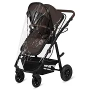 Carucior 3 in 1, Lionelo, Amber, Cadru aluminiu, Cu landou intarit si salteluta moale, Cu scoica auto testata ADAC, Reversibil, Cu accesorii, Geanta parinti, Pana la 22 kg, Maro BYNLO-AMBER_3IN1_BROWN_CHOCOLATE
