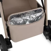 Carucior sport, Lionelo, Bett, Compact, Pliere rapida cu o mana, Copertina impermeabila UPF50+, Cu organizator ThermBag si accesorii, 6-48 luni, Sustine 22 kg, Bej Sand BYNLO-BETT_BEIGE_SAND