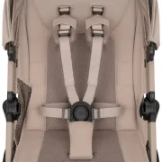 Carucior sport, Lionelo, Bett, Compact, Pliere rapida cu o mana, Copertina impermeabila UPF50+, Cu organizator ThermBag si accesorii, 6-48 luni, Sustine 22 kg, Bej Sand BYNLO-BETT_BEIGE_SAND