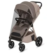 Carucior sport, Lionelo, Bett, Compact, Pliere rapida cu o mana, Copertina impermeabila UPF50+, Cu organizator ThermBag si accesorii, 6-48 luni, Sustine 22 kg, Bej Sand BYNLO-BETT_BEIGE_SAND