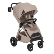 Carucior sport, Lionelo, Bett, Compact, Pliere rapida cu o mana, Copertina impermeabila UPF50+, Cu organizator ThermBag si accesorii, 6-48 luni, Sustine 22 kg, Bej Sand BYNLO-BETT_BEIGE_SAND