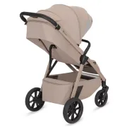 Carucior sport, Lionelo, Bett, Compact, Pliere rapida cu o mana, Copertina impermeabila UPF50+, Cu organizator ThermBag si accesorii, 6-48 luni, Sustine 22 kg, Bej Sand BYNLO-BETT_BEIGE_SAND
