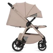 Carucior sport, Lionelo, Bett, Compact, Pliere rapida cu o mana, Copertina impermeabila UPF50+, Cu organizator ThermBag si accesorii, 6-48 luni, Sustine 22 kg, Bej Sand BYNLO-BETT_BEIGE_SAND