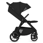 Carucior sport, Lionelo, Bett, Compact, Pliere rapida cu o mana, Copertina impermeabila UPF50+, Cu organizator ThermBag si accesorii, 6-48 luni, Sustine 22 kg, Black Onyx BYNLO-BETT_BLACK_ONYX