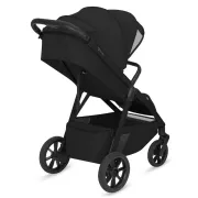 Carucior sport, Lionelo, Bett, Compact, Pliere rapida cu o mana, Copertina impermeabila UPF50+, Cu organizator ThermBag si accesorii, 6-48 luni, Sustine 22 kg, Black Onyx BYNLO-BETT_BLACK_ONYX