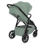 Carucior sport, Lionelo, Bett, Compact, Pliere rapida cu o mana, Copertina impermeabila UPF50+, Cu organizator ThermBag si accesorii, 6-48 luni, Sustine 22 kg, Green Sage BYNLO-BETT_GREEN_SAGE