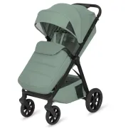 Carucior sport, Lionelo, Bett, Compact, Pliere rapida cu o mana, Copertina impermeabila UPF50+, Cu organizator ThermBag si accesorii, 6-48 luni, Sustine 22 kg, Green Sage BYNLO-BETT_GREEN_SAGE