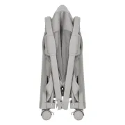 Patut co-sleeper, Lionelo , Evo Luna, 2 in 1, Cu laterala culisanta, Cu setare unghiulara, Cu roti, Reglabil in 6 pozitii pe inaltime, Gri BYNLO-LUNA_EVO_GREY_DOVE