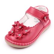 Pantofiori fetite - Margarete rosii - MD1601-2-p12.Marimea 23