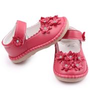 Pantofiori fetite - Margarete rosii - MD1601-2-p12.Marimea 23