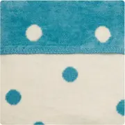 Paturica bebelusi Bumbac Buline 75x100 Womar Zaffiro AN-KBB-01 BBJAN-KBB-01_Turcoaz/Bej