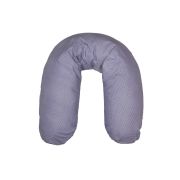 Perna pentru gravide si alaptat COMFORT GRID 170 cm cu bilute de polistiren Womar Zaffiro AN-PK-17PGR BBJAN-PK-17PGR_Albastru