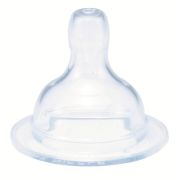 Set tetina de silicon cu flux rapid, 2 buc BebeduE 57029 BBJ57029_Transparent