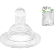 Set tetine de silicon cu flux mediu Lulabi 8090102 BBJ8090102_Transparent