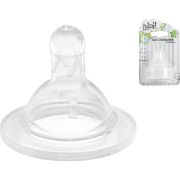 Set tetine de silicon cu flux mediu Lulabi 8090102 BBJ8090102_Transparent