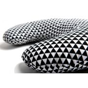 Perna pentru gravide si alaptat COMFORT EXCLUSIVE 160 cm cu poliester Womar Zaffiro AN-PK-16CE BBJAN-PK-16CE_Alb/Negru
