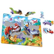 Puzzle Masini, 22 Piese Larsen LRUS11 BBJLRUS11_Initiala
