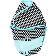 Sistem de infasare cu broderie Crocodil Womar Zaffiro AN-SWD-01CR BBJAN-SWD-01CR_Turcoaz/Alb/Negru