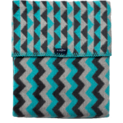 Paturica bebelusi Bumbac Zigzag 75x100 Womar Zaffiro AN-KBZ-01 BBJAN-KBZ-01_Turcoaz/Gri Inchis/Gri Deschis
