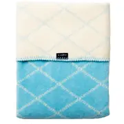 Paturica bebelusi Bumbac Romburi 75x100 Womar Zaffiro AN-KBR-01 BBJAN-KBR-01_Albastru/Bej