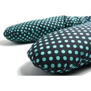 Perna pentru gravide si alaptat COMFORT EXCLUSIVE 170 cm cu poliester Womar Zaffiro AN-PKE-17 BBJAN-PKE-17_Gri Inchis/Turcoaz