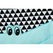 Sistem de infasare cu broderie Crocodil Womar Zaffiro AN-SWD-01CR BBJAN-SWD-01CR_Turcoaz/Alb/Negru