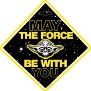 Semn de avertizare Baby on Board Star Wars Yoda Seven SV9623 BBJSV9623_Initiala