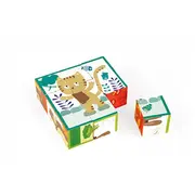 Janod - 9 cuburi cu animale - J02802