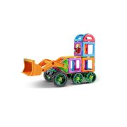 Magspace 81 Piese - Land Vehicles - Joc Magnetic Educativ de Constructie 3D - MMTMT - MS 1993