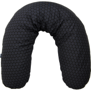 Perna pentru gravide si alaptat COMFORT EXCLUSIVE 170 cm cu bilute de polistiren Womar Zaffiro AN-PKE-17P BBJAN-PKE-17P_Gri Inchis/Negru