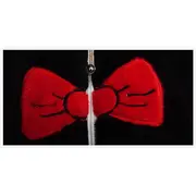 Combinezon rosu plusat bebelusi - Soricel (Marime Disponibila: 18 luni) MDMic