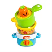 52127 ? Bright Starts Set de vase muzicale Nest ?N Sing Giggling Gourmet - BBB1577