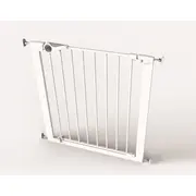 Poarta de siguranta Noma Easy Fit, presiune, 75-82 cm, metal alb, N93439