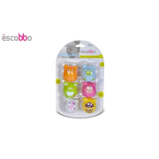 Set 6 jucarii de baie Animale Haioase ESCABBO37012