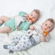 Suzeta ortodontica monobloc din latex organic 0-6 luni Grunspecht 670-00