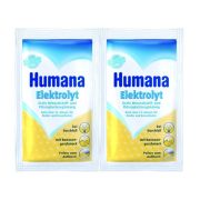 Humana elektrolyt banane de la 1 an folie cu 2 plicuri * 6,25 g hublpheb125