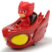 Masina dickie toys eroi in pijama owl-glider cu figurina hubs203141002