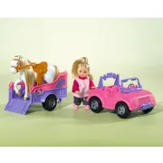 Papusa simba evi love 12 cm evi horse trailer cu masina, trailer si calut hubs105737460