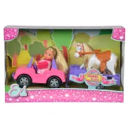 Papusa simba evi love 12 cm evi horse trailer cu masina, trailer si calut hubs105737460